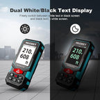 Laser Measure, MiLESEEY 330Ft Laser Distance Meter, Rechargeable Multifunctional Laser Measurement Tool with Pointfinder Camera,P2P Technology, Perfect for Outdoor Long-Range Measuring