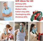 Portable Neck Fan,Personal Wearable Bladeless Fan,LED Display,4-Speeds,6000mAh USB Rechargeable,360° Strong Cooling Wind,Hands Free,White Elephant Gift,Christmas Gifts for Men Women (Dark green)
