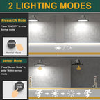ACOHOOK 400W High Bay LED Lights with Motion Sensor, 60000LM Smart High Bay Shop Light, 𝐀𝐂𝟏𝟎𝟎-𝟐𝟕𝟕𝐕 UFO Commercial Lighting for Warehouse/Barn -4Pack