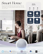 Graywind Smart Roman Shades Compatible with Alexa Google Rechargeable Motorized Blind with Remote Light Filtering Roman Window Shades Plain Fold Soft for Doors Bedroom, Custom Size (Floral Grey Brown)