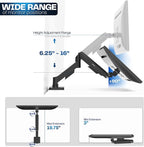 VIVO Single 17 to 32 inch Monitor Height Adjustable Counterbalance Mechanical Arm Desk Stand, Classic, Universal VESA Mount, STAND-V001O