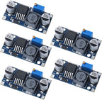 KERWINN 5PCS LM2596 DC-DC Buck Converter Step Down Module, 3.0-40V to 1.5-35V Adjustable Voltage Regulator Power Supply