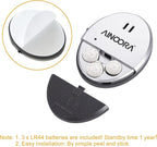 Window Alarm Sensors 4 Pack, Glass Break Sensor 130DB Loud Window Vibration Alarms, Burglar Intruder Entry Detector for Indoor Home Office Apartment & RV Security