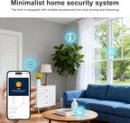 Home Security Systems,2025 Door & Window Alarms for Home with Instant App Alerts,20Pcs WiFi-Connected SOS Button Kit,Compatible with Alexa for Villa,for Apartment,Kids Safety,Office NO Monthly Fees