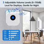 KOOSTONE Wireless Door Chime & Window Sensor Alarm - 600Ft Long Range Door Sensor for Business and Home Security Door Chime with 55 Ringtones, 5 Volume Levels, Easy Install (1 Receiver & 2 Sensors)