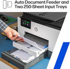 HP OfficeJet Pro 9135e Wireless All-in-One Color Inkjet Printer, Print, scan, copy, fax, ADF, Duplex printing best-for-office, 3 month Instant Ink trial included, AI-enabled (404M0A)