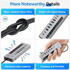 TobenONE Powered USB C Hub, 11-in-1 10Gbps USB C Splitter with 5 USB-A and 5 USB-C, 72W Adapter, 100W PD-IN, 45W USB C Charging Port, USB C Expander for Laptop/PC, MacBook, iPad,Phone(Not for Monitor)