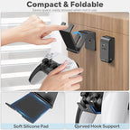OIVO Controller & Headset Wall Mount Holder Stand, Foldable Headphone Stand, Gaming Controller Holder Hanger Hook, Universal Storage Organizer Controller/Earphone/Game Accessories-13 Packs