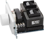 OSD Audio 300W Sleek, Modern, Minimalist Design in Wall Volume Control, Rotary Knob Brown Impedance Matching SLK300