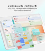 Cozyla Digital Calendar+ 2: 15.6'' Wall Planner Touch Screen Chore Chart Customize Dashboard Smart Electronic Calendar for Family Schedules Meal Planner Support App Store with Stand White