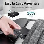 220W USB C Charger Block, 6-Port GaN USB C Charging Station PD 100W PC Laptop Fast Charger Adapter Compatible with iPhone 17, Galaxy 25, MacBook,ipad and More Devices(Black)