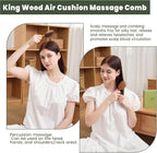 4-in-1 Wooden Gua Sha Facial Tools & Hair Detangler Brush Set – Manual Guasha tool for Face & Jawline Lifting, Double Chin Reduction, Scalp & Head Massager, Eye & Ear Acupressure, Gift for Women
