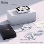 Temtop Air Quality Monitor Indoor Thermo-Hygrometer - PM2.5, AQI, Temperature, and Humidity Meter for Home, Office, or School, Air Quality Measurement, 60-Day Battery Life, S1 UP, 10-Pack