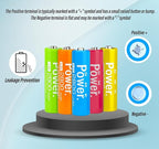DMK POWER Rechargeable High Capacity Batteries 1.2V NiMH Low Self Discharge (AA Mixed Color 2800MAH (10 Pieces))