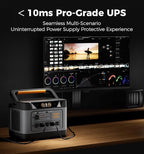 UDPOWER S1200 1190Wh Solar Generator Kit | 1200W Power Station + 120W Solar Panel | Portable Power for Home Backup, RV & Outdoor