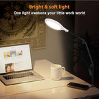 Desk Ring Light, 10" LED Ring Light for Desk with Clamp, 360°Rotate & Flexible Height Full-Screen Overhead Ringlight for Video Recording, TikTok, YouTube, Live Streaming, Content Creation, White