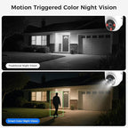 Hiseeu 16 Channel 3K Wired Security Camera System with Smart Dual Light,Audio,Person/Vehicle Detection,121°Wide View,5MP 16CH DVR,12PCS 5MP IP67 Outdoor CCTV Cameras,3TB HDD for 24/7 Surveillance