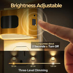 DORESshop LED Night Light[2 Pack], Night Lights Plug into Wall, 3 Mode Plug in Night Light with Motion Sensor, Dusk to Dawn Sensor, Nightlights for Adults, Bedroom, Bathroom, Hallway, Golden Cover