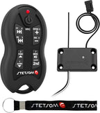 Stetsom SX2 - Universal Remote Control, Infrared, Long Range (1640 ft), 16 Functions, Learning Mode, Compatible with Car Audio Head Units, Home Devices and Video Equipment