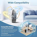 HAPF30AT-Total Air HEPA Type Filter Replacement for Holmes AER1 Air Purifier, Compatible with HAPF30AT and HAP242-NUC (2 HEPA Filters + 4 Carbon Booster Filters) by Funmit