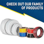 GS Power 100 Ft Duplex Marine Wire, 10 Gauge Wire, Oxygen-Free Tinned Copper 10 AWG Electrical Boat Wiring, Sheathed Copper Marine Grade Electrical Cable for Boat Automotive RV Camper Trailer