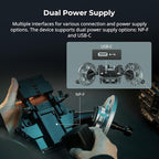 SmallRig Gimbal Control Wheels for DJI RS2 / RS 3 Pro/RS 4 / RS 4 Pro/RS 5 | Intuitive Control | Adjustable Damping | Dual Power Supply, for Heavy Duty Tripod - 4525