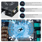 Hosyond ZK-1602T 2.0 Channel Bluetooth 5.0 Amplifier Board 160W+160W Stereo Audio Bluetooth Amp with Treble Bass Control for DIY Home Speakers