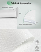 Yoolax Motorized Blinds App Control, Light Filtering Motorized Shades for Windows, Cordless Automatic Roller Shades for Bedroom Living Room Office(Light Filtering Jacquard White, 24" W x 72" H)
