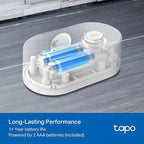 TP-Link Tapo Smart Water Leak Detector, Requires Tapo Hub, Water Leak Sensor Wi-Fi with Rapid Dripping Detection, 90dB Adjustable Alarm, App Alerts, Compatible with Alexa and Google Home, T300