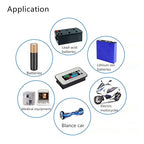 IPX7 Waterproof Battery Monitor with Bracket 7-100V,Car Motorcycle Golf cart Battery Meter Digital Display Capacity Remaining Capacity Percentage Tester with Buzzer Alarm and Temperature