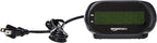 Amazon Basics Small Digital Oval Alarm Clock With LED Display, Nightlight & Battery Backup, Black, 4.5 x 3.5 x 2.4 Inches