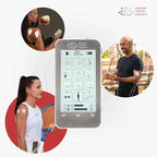 Massage Therapy Concepts Deluxe TENS Unit Muscle Stimulator & Accessories - Non-Invasive EMS Machine for Neck & Back Pain Relief, Sciatica - Electrotherapy with 12 Modes & 20 Intensity Levels