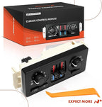 A-Premium Manual Climate Control Module A/C& Heater Control Panel Compatible with Chevrolet, GMC & Cadillac - 2003-2006 Silverado, Sierra, Avalanche, Tahoe, Yukon, Suburban - w/o Rear Window Defogger