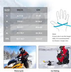 FEETMOR Heated Gloves for Men Women - Upgraded Rechargeable Dual-Heated Winter Gloves for Motorcycling, Hunting, Skiing