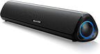 Computer Speakers for Desktop PC, HiFi Stereo Poratble 5.3 Bluetooth Computer Speakers, Computer Sound bar, 3.5mm Aux-in Pc Soundbar with Deep Impactful Bass, Gaming Speakers for PC,Laptop,Tablet
