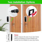 Angled (30°to 145°) Doorbell Wedge Mount for Arlo Video Doorbell 2K/HD -2nd Gen, No-Drill Adjustable Mounting Holder Accessories for Apartment Home Office, Replace Wedge Kit