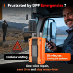 DPF Regeneration Scanner for Truckers, Emergency Reset Device, Diesel Diagnostic Scan Tool, Compatible with Mack Engines, Perform On-The-Road DPF Regen, Includes Lifelong Updates
