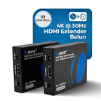 OREI HDMI Over Ethernet Extender Over Single CAT6/7 Ethernet Cable 4K@30Hz Up to 130 ft & 1080p Up to 230 ft (EX-230PRO)
