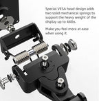 BEWISER Heavy Duty Monitor Arm Wall Mount for 34-57 Ultrawide Screen,Weight Capacity up to 44lbs,Ultrawide Monitor Arm Wall Mount,Black