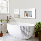 CILIBER Frameless Mirror, 20x48 Inch Bathroom Mirrors for Wall, Rectangle Bathroom Vanity Mirrors with Polished Edge, Hangs Horizontally or Vertically for Bathroom, Bedroom and Living Room