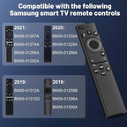 Replacement for Samsung TV Remote,for Samsung tv Remote,Remote Control,Voice Control Compatible with 2022 BN59-01385A,for Most 2018 to 2022 Smasung Crystal UHD QLED The Frame QLED 4K 8K Smart TVs