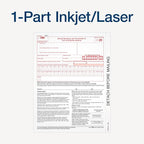 Adams 1096 Forms 2025, 1-Part Summary Transmittal Forms for 25 Recipients, Compatible with Inkjet & Laser Printers, 25 Sets per Pack, IRS Compliant (1017226)