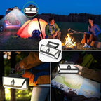 Smartyoyoka Solar Lights Clip On Solar Motion Sensor Lights with 3 Color, IP65 Waterproof Wall Lights with USB & 208LED, Portable Light for Fence, Deck, Wall, Garage, Patio (Black-3600mAh)