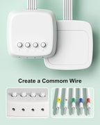 WUKUR Power Extender Kit for ecobee Smart Thermostat Premium, C-Wire Adapter Compatible with ecobee3 Lite, Premium, Enhanced, Essential, Lite, for ecobee4 and Smart Thermostats with Voice Control