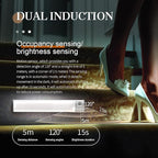 ZSYZDL Under Cabinet Lights, Motion Sensor Light Indoor,Motion Sensor Night Light,White LED Under Counter Fixture, 7-Color Ambient Lighting, Glow lamp,Auto On/Off,Wall Sconce for Bedroom,Staircase