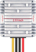 Cllena DC 40V-90V to 12V Converter Voltage Regulator Reducer 48V 60V 72V Step Down to 12V 10A 120W Converter Waterproof Buck Transformer Power Supply for Golf Cart Club Car LED Light