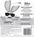 Energizer AA Batteries, 12 Count, Double A Max Alkaline Battery (Pack of 2)