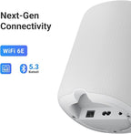 WiiM Sound Lite Smart Speaker, Hi‑Res 24‑bit/192 kHz, AI RoomFit™ Room Correction, 100W Peak, Wi‑Fi 6E/Bluetooth 5.3, Multi‑Room & Stereo Pairing, White