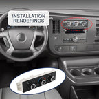 DICMIC Front A/C Heater Climate Control Module Compatible with 2001-2014 Chevrolet Express 1500 GMC Savana 1500 2001-2021 Chevrolet Express 2500 3500 GMC Savana 2500 3500 Replace# 599-293, ‎15773676