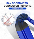 sweguard Printer Cable 10ft 2-Pack, USB Printer Cord USB 2.0 Type A Male to B Male Cable Scanner Cord High Speed Compatible with HP,Canon,Dell,Epson,Brother,Lexmark,Xerox,Samsung and Piano,DAC-Blue